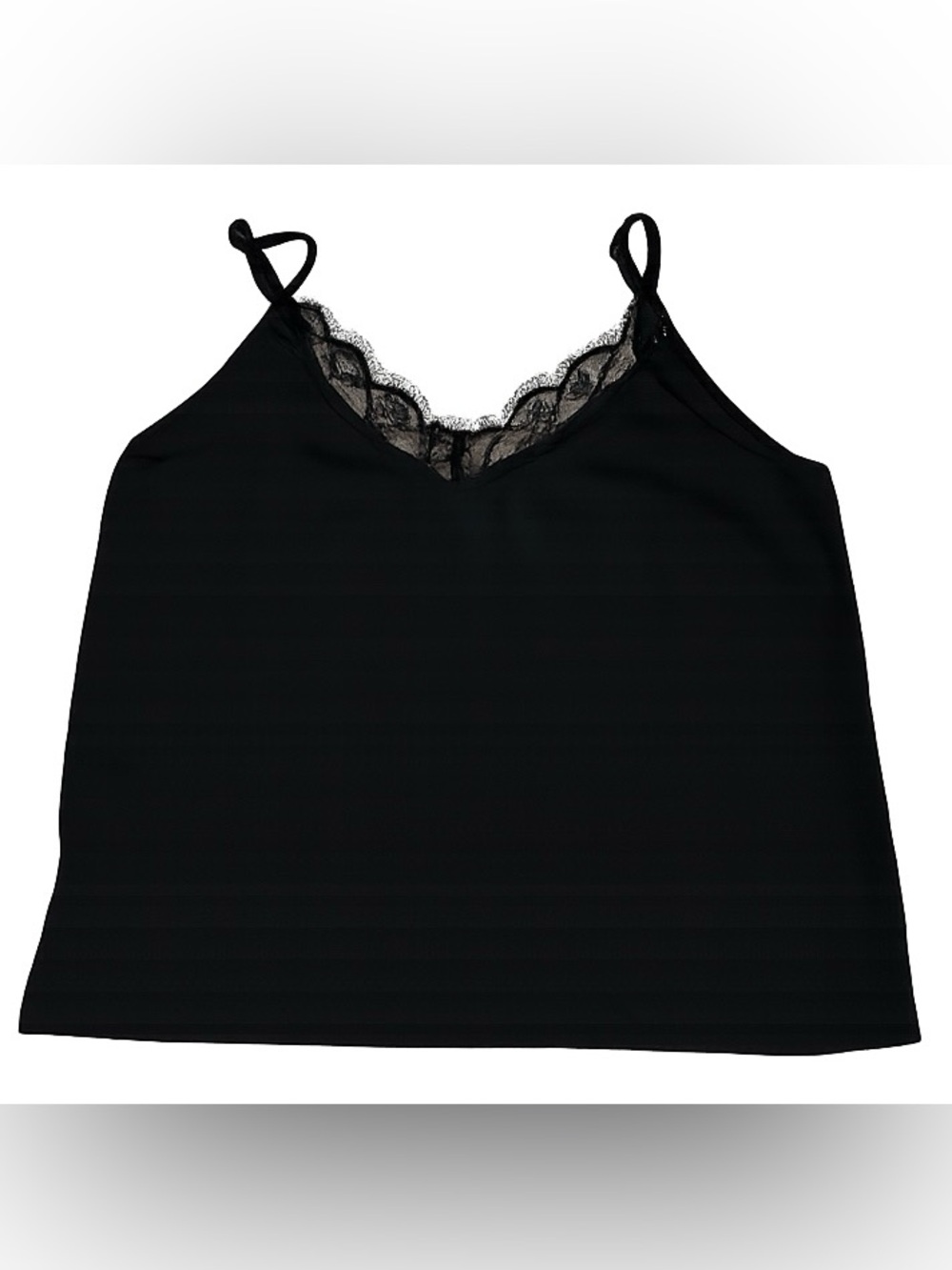 LG SHEIN Black Lace Tank